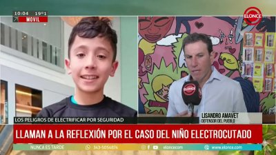 Ni&ntilde;o electrocutado en Paran&aacute;: la postura del Defensor del Pueblo